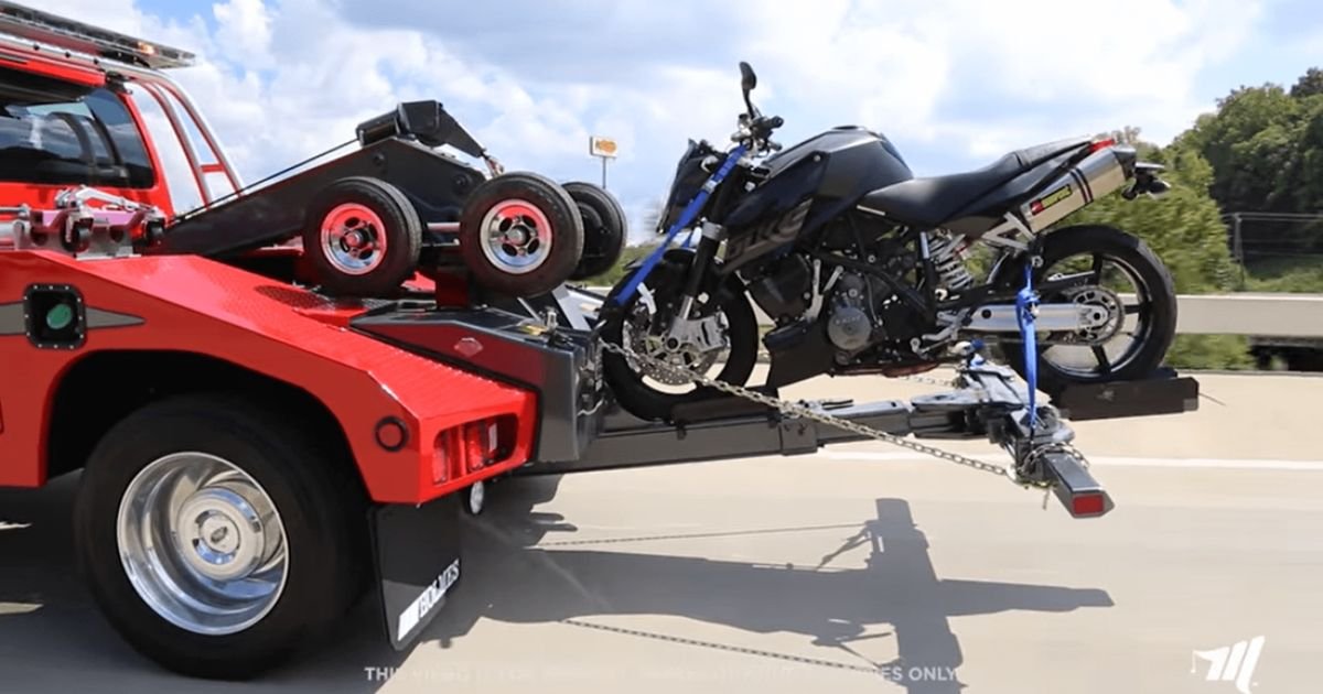 motorcycle towing